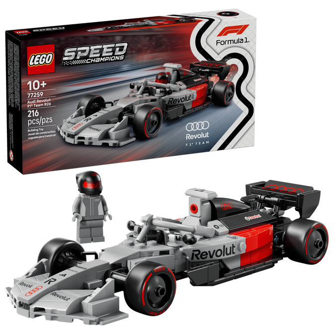 LEGO Speed Champions: Carro de Corrida Audi Revolut F1 Team R26, 216 Pe&ccedil;as (77259) image number 0