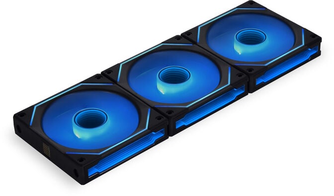 Ventoinha Lian Li UNI FAN SL120 Infinity RGB PWM Preto 120mm (Pack 3) image number 1