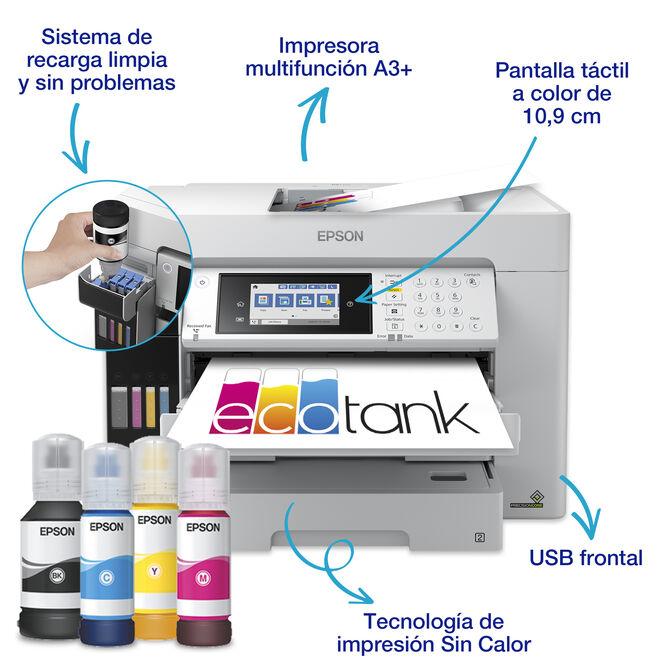 Impressora Multifun&ccedil;&otilde;es a Jato de Tinta Epson EcoTank Pro ET-16685 WiFi image number 5
