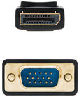 Cabo Conversor Nanocable DisplayPort/M > VGA/M 1 M Preto image number null