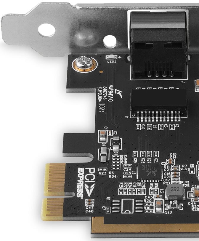 Placa de Rede AXAGON PCEE-GRF PCI-Express Gigabit Ethernet Realtek 8111F + LP image number 3