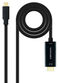 Cabo Conversor Nanocable USB-C > HDMI 1.4 4K@30HZ 1.8 M Preto
