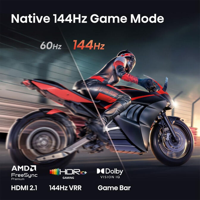Televis&atilde;o Hisense 65E8S 65" Mini LED QLED UltraHD 4K VIDAA image number 4