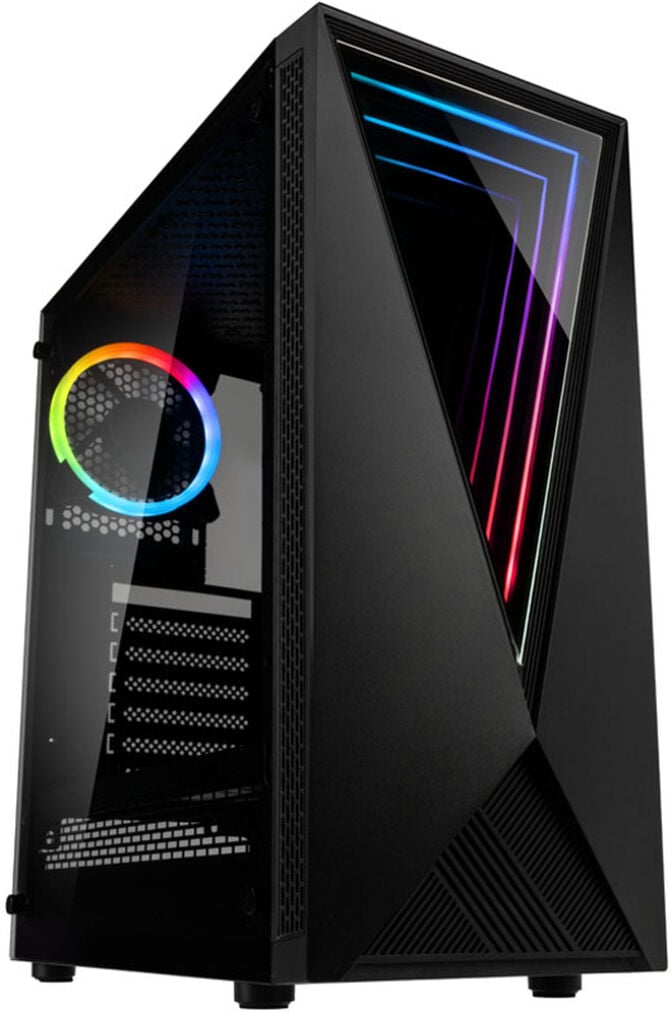 Caixa ATX Kolink VOID RGB Vidro Temperado Preto image number 0