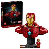 LEGO Marvel: Busto do Iron Man Mark 4, 436 Pe&ccedil;as (76327)