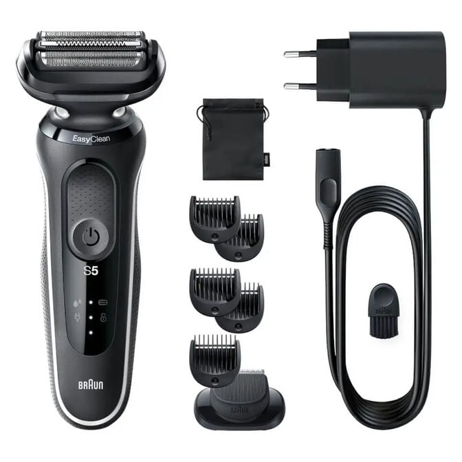M&aacute;quina de Barbear Braun Series 5 51-W1500s Preto image number 1