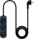 R&eacute;gua Nanocable 3 Tomadas 1.4 M Preto image number null