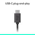 Headset Logitech H390 USB-C Preto image number null