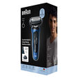 M&aacute;quina de Barbear Braun Series 6 62-B1200s Azul/Preto image number null