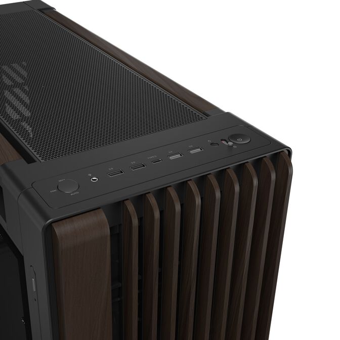 Caixa E-ATX ASUS ProArt PA602 Walnut Wood TG Modern Preta image number 6