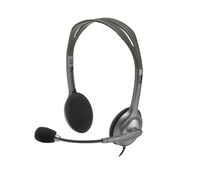 Headset Logitech H110 3.5mm Cinzento