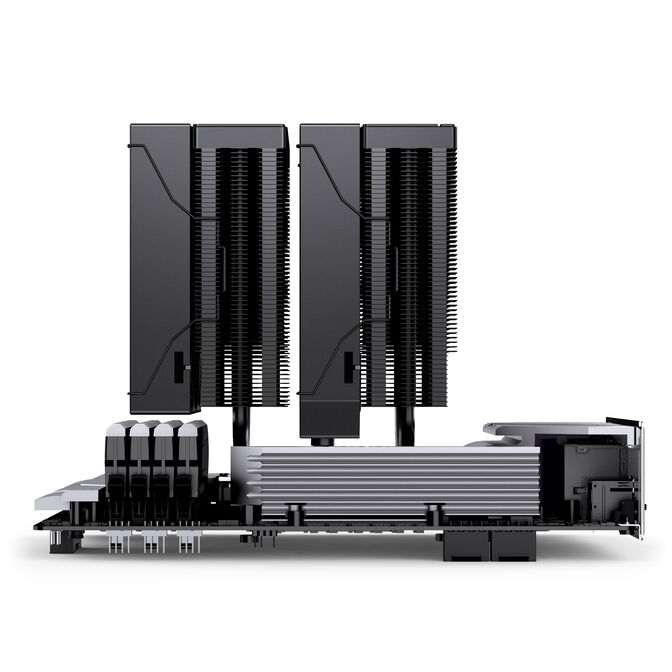 Cooler CPU Jonsbo CA90 ARGB Preto - 2x 120mm image number 14