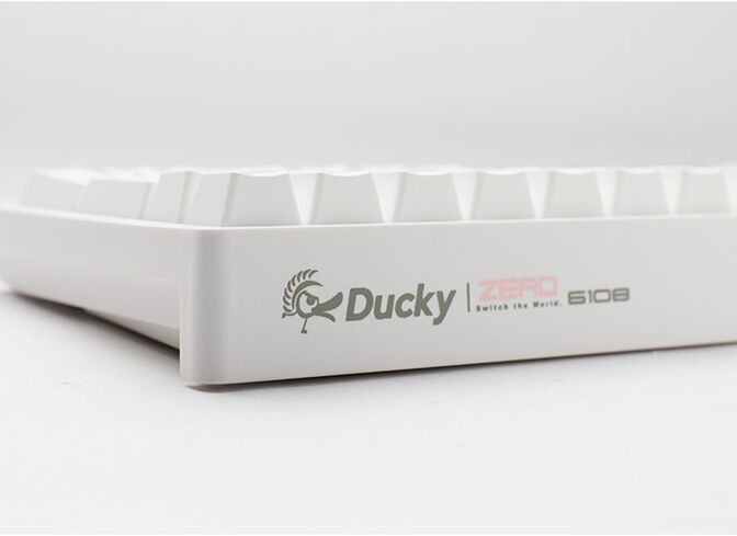 Teclado Mec&aacute;nico Ducky Zero 6108 100% Pure White RGB Wireless MX2A-Brown (ES) image number 3