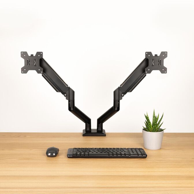 Suporte de Mesa Tooq Duplo Tilt e Girat&oacute;rio 13" a 34" Max. 10kg/Monitor Preto image number 3