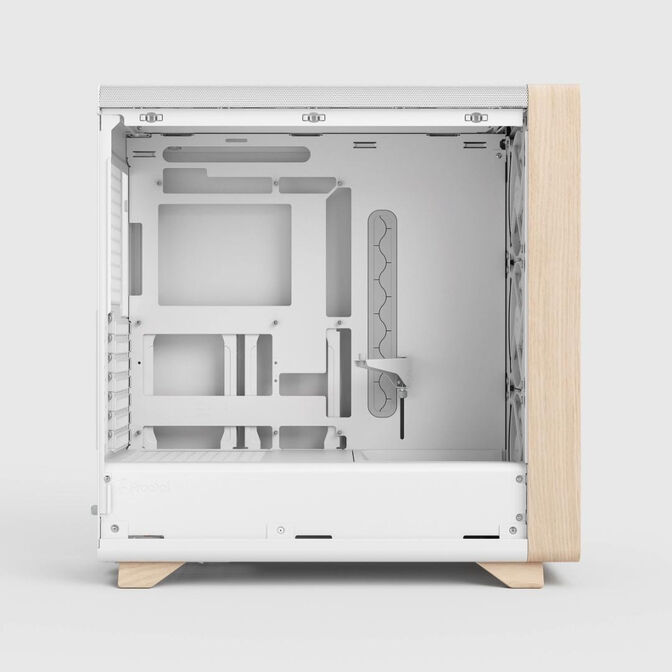 Caixa E-ATX Fractal Design Summit Chalk White TG Clear Tint image number 2