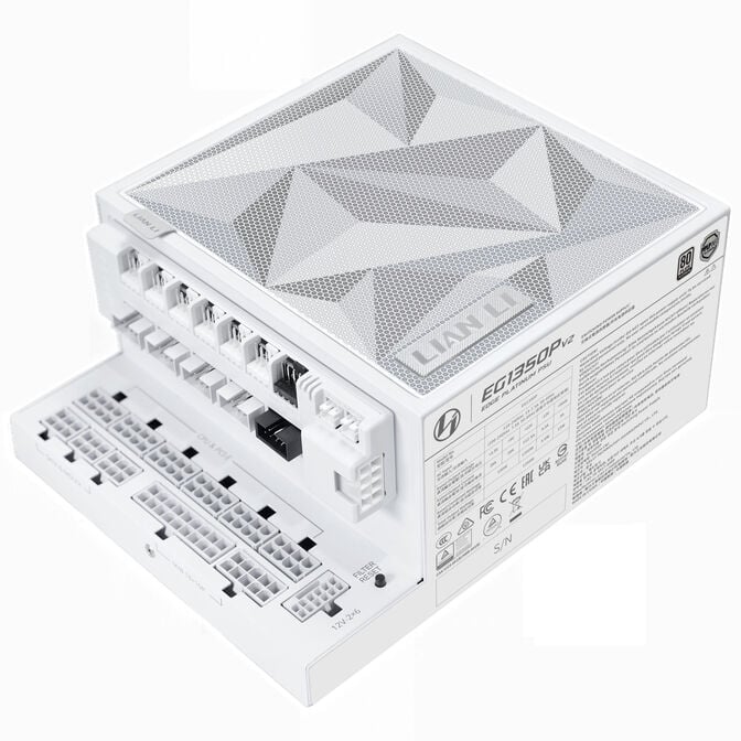 Fonte Modular Lian Li Edge Platinum V2 1350W 80+ Platinum Branco (C/Hub) image number 0