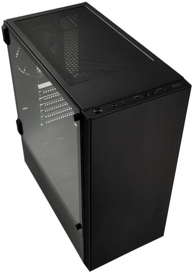 Caixa ATX Kolink Castle Vidro Temperado Preto image number 1