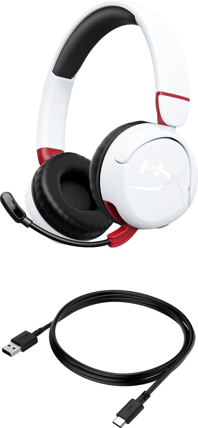 Headset HyperX Cloud Mini Wireless Branco image number 3
