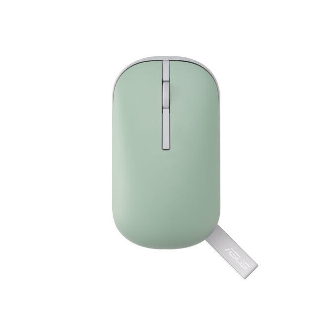 Rato Asus Marshmallow MD100 Bege / Verde Wireless image number 5