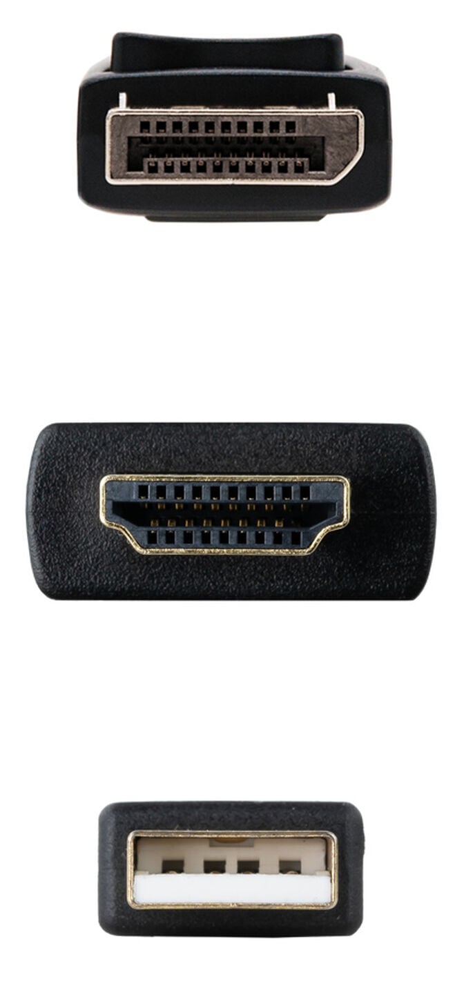 Cabo Conversor Nanocable HDMI 2.0 > DisplayPort V1.2 1.8 M Preto image number 2