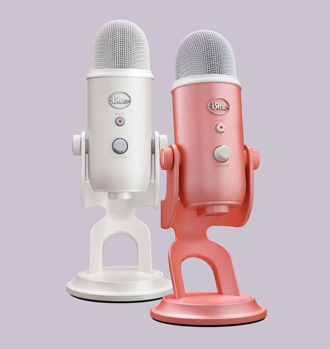 Microfone Logitech Blue Yeti USB Rosa image number 1