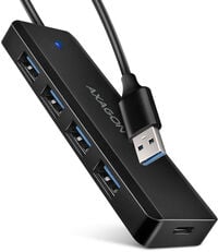 Travel Hub AXAGON HUE-C1A 4x USB3.2 Gen 1 USB-C power IN, w, Type-A - 20cm