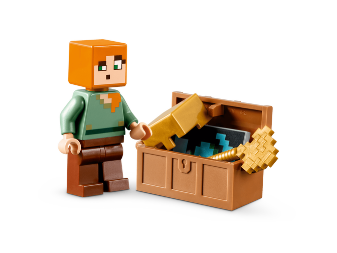 LEGO Minecraft: O Dep&oacute;sito de Armas, 203 Pe&ccedil;as (21252) image number 3