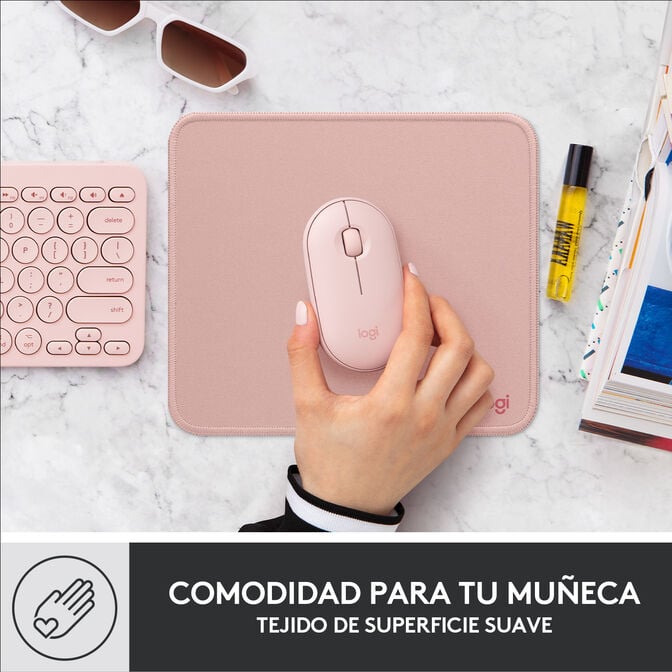Tapete Logitech Mouse Pad Studio Series Rosa Escuro image number 7