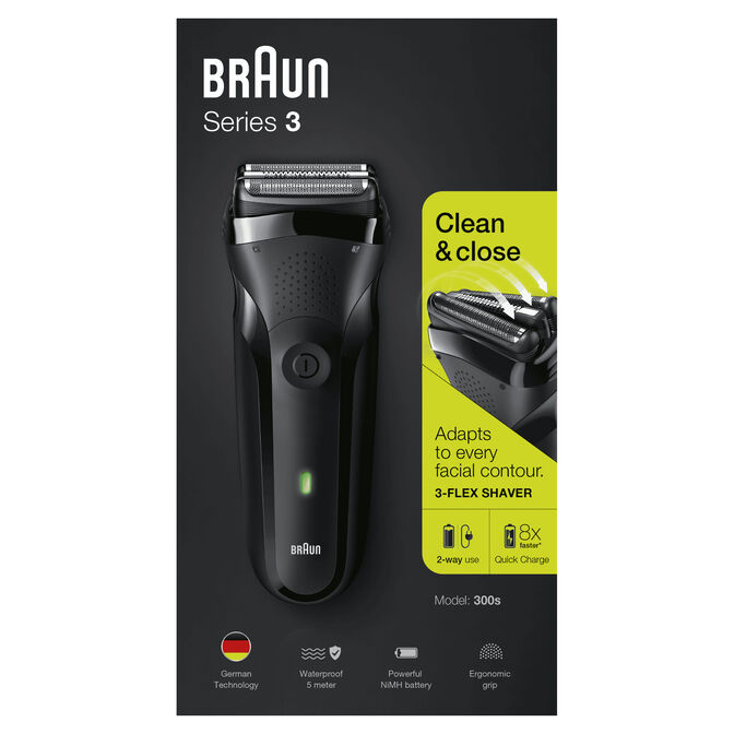 M&aacute;quina de Barbear Braun Series 3 300s image number 1