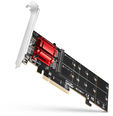 Adaptador PCIe 3.0 AXAGON PCEM2-ND 8x - dual M.2 NVMe M-key SP & LP image number null