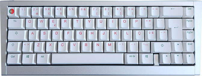Kit Teclado DIY Ducky Outlaw 65 Silver (PT) image number 0