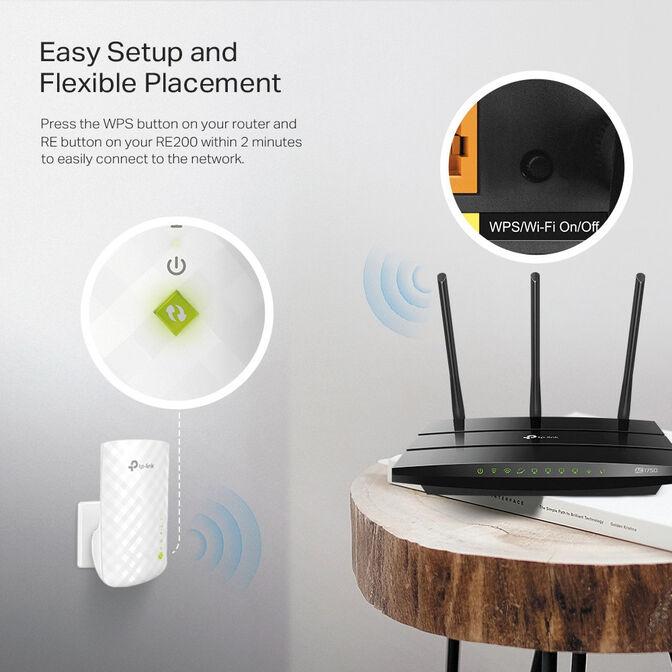 Repetidor TP-Link RE200 AC750 Wi-Fi image number 4
