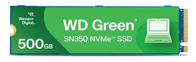 SSD Western Digital Green SN350 500GB Gen3 M.2 NVMe (2400/1500MB/s) image number 1