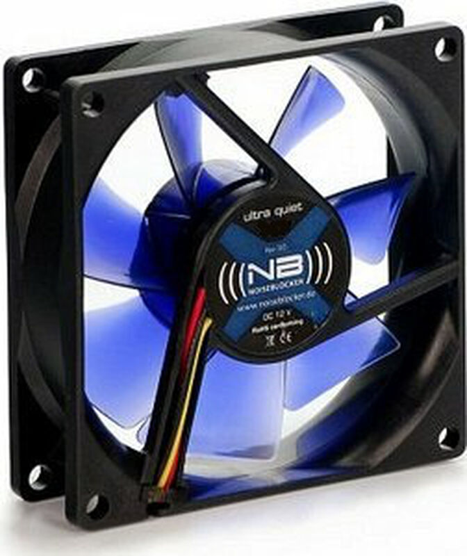 Ventoinha Noiseblocker BlackSilent X2 80mm image number 0