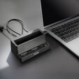 Dock Tooq para 2xSSD M.2 NVMe+1xSATA 2,5"/3,5" USB 3.2 Clone image number null