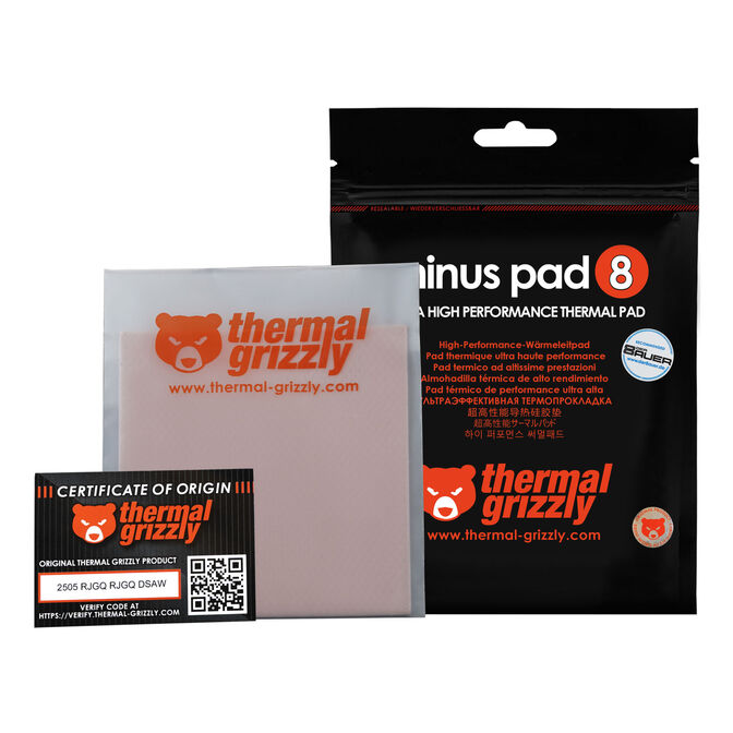 Thermal Pad Thermal Grizzly Minus Pad 8 100 x 100 x 1 mm (Pack 2) image number 8