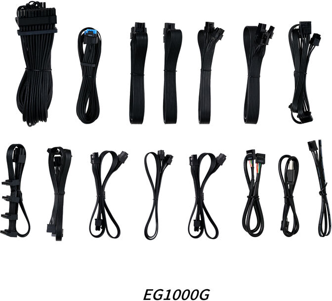 Fonte Modular Lian Li Edge 1000W 80+ Gold Preto image number 9