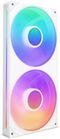 Ventoinha NZXT F280 RGB Core Single-Frame Brancas - Dupla Vento&iacute;nha 140mm (280mm)