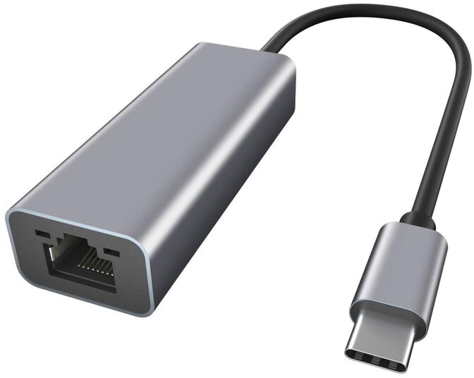 Adaptador Gigabit Ewent USB-C > Gigabit Cinza image number 0