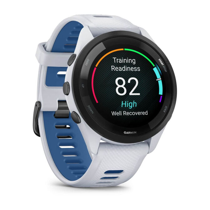 Smartwatch Garmin Forerunner 265 46mm Branco/Azul image number 2