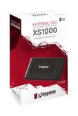 SSD Externo Kingston XS1000 2TB USB3.2 Gen2 Preto (1050/1000MB/s) image number null