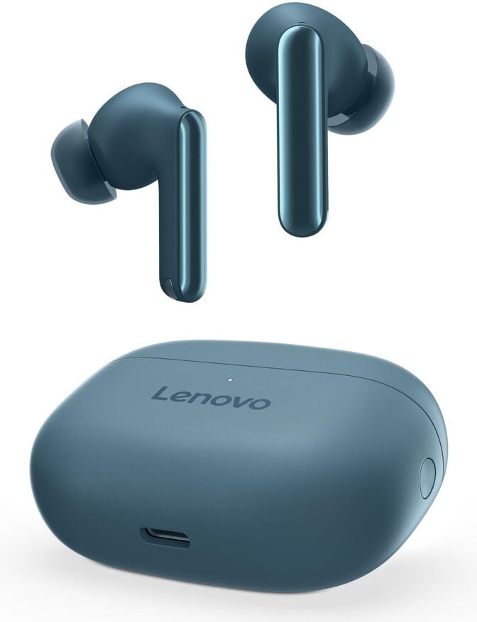 Earbuds Lenovo Yoga True Wireless Stereo Azul-Verde image number 9