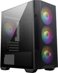 Caixa Micro-ATX MSI MAG Forge M100R RGB Preta