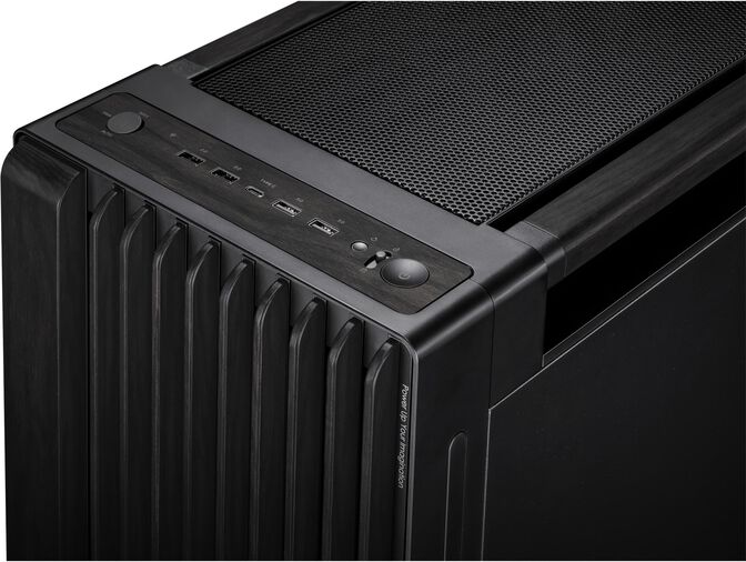 Caixa E-ATX Asus ProArt PA602 Wood Edition Preta image number 10