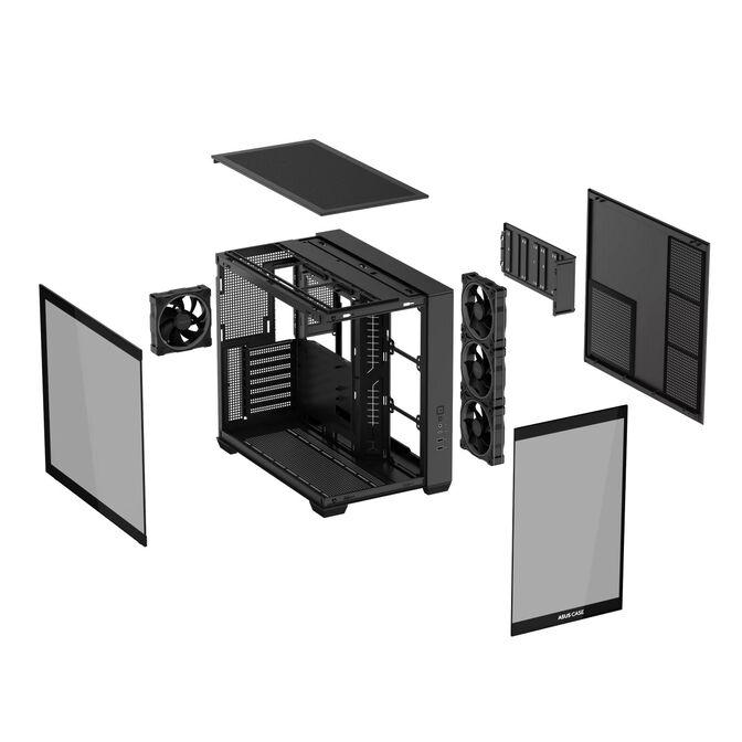 Caixa ATX ASUS A32 Plus TG ARGB Preta image number 14