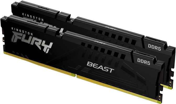 Kingston Kit 32GB (2 x 16GB) DDR5 5200MHz FURY Beast Preto CL40 image number 0
