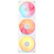 Ventoinha Corsair iCUE Link LX360 RGB PWM Branca 120mm (Pack 3) image number null