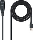 Cabo USB 3.0 Nanocable Extens&atilde;o USB-A 5 M/F M Preto image number null