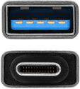 Adaptador AXAGON RUCM-AFA USB 3.0 Type-C Male > Type-A Female, Aluminio image number null