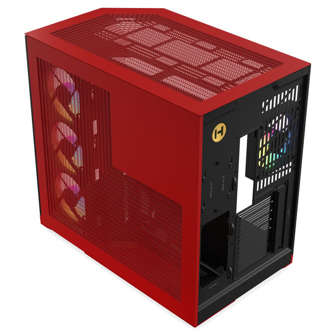 Caixa E-ATX Hyte Y50 Vidro Temperado Wild Cherry image number 6